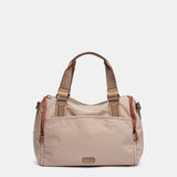 Bolso de viaje en materiales reciclados beige