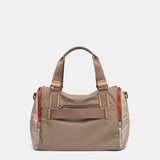 Bolso de viaje en materiales reciclados beige