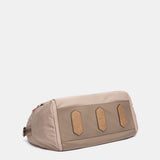 Bolso de viaje en materiales reciclados beige