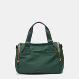 Bolso de viaje en materiales reciclados verde