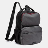 Mochila en materiales reciclados gris