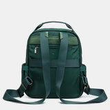 Mochila en materiales reciclados verde