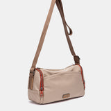 Bandolera en materiales reciclados beige