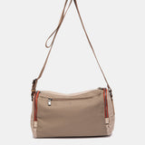 Bandolera en materiales reciclados beige