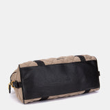 Gesteppte Handtasche in Taupe.