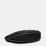 Bolso de hombro acolchado negro