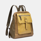 Mochila combinada en verde