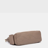 Bolso de hombro multibolsillos beige