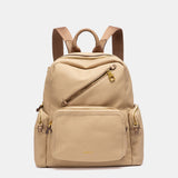 Mochila en materiales reciclados beige