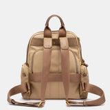 Mochila en materiales reciclados beige