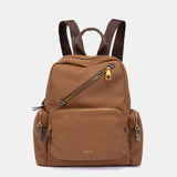 Mochila en materiales reciclados cognac