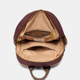 Mochila en materiales reciclados burdeos