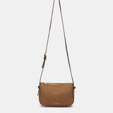 Bandolera en materiales reciclados cognac