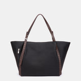 Shopper en materiales reciclados negro