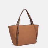 Shopper en materiales reciclados cognac