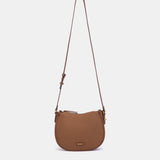 Bandolera en materioales reciclados cognac