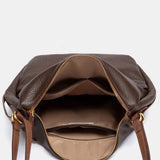 Bolso multifuncional en materiales reciclados marrón