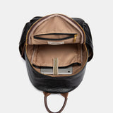 Mochila en materiales reciclados negro