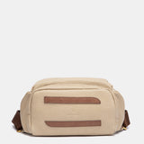 Mochila en materiales reciclados beige