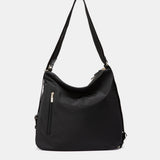 Bolso multifuncional en materiales reciclados negro