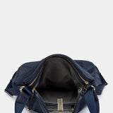Bolso multifuncional en materiales reciclados azul