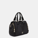 Bolso de mano en materiales reciclados negro