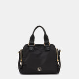 Bolso de mano en materiales reciclados negro