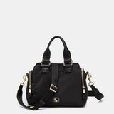 Bolso de mano en materiales reciclados negro