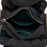 Bolso de mano en materiales reciclados negro