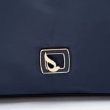 Bolso de mano en materiales reciclados azul