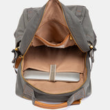 Mochila en materiales reciclados gris
