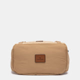 Mochila en materiales reciclados beige