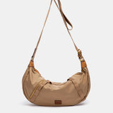 Bandolera en materiales reciclados beige