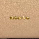 Bolso de hombro en materiales reciclados beige