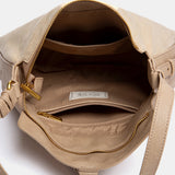 Bandolera con borla beige