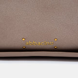 Bolso de hombro en materiales reciclados beige