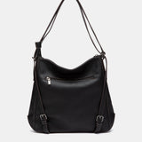 Bolso multifuncional en materiales reciclados negro