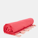 Cotone Kikoy con stampa sfumata corallo