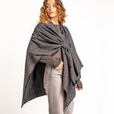 Poncho en negro