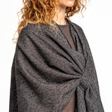 Poncho en negro