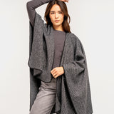 Poncho en negro