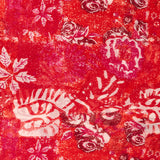 Pañuelo de lana con estampado abstracto rojo