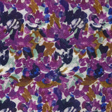 Pañuelo de lana con estampado abstracto lila