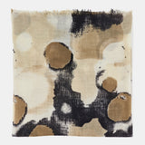 Pañuelo de lana con estampado abstracto camel