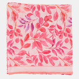 Pañuelo de viscosa con estampado floral fucsia