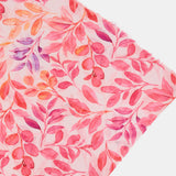 Pañuelo de viscosa con estampado floral fucsia
