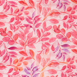 Pañuelo de viscosa con estampado floral fucsia