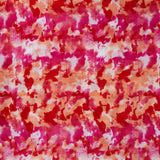 Pañuelo de viscosa con estampado abstracto rojo