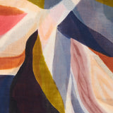 Pañuelo de lana con estampado abstracto multicolor