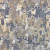 Pañuelo de lana con estampado abstracto gris